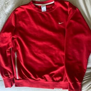 Nike Dri-Fit men’s sweatshirt (red). Size M. Excellent condition. Barely worn.
